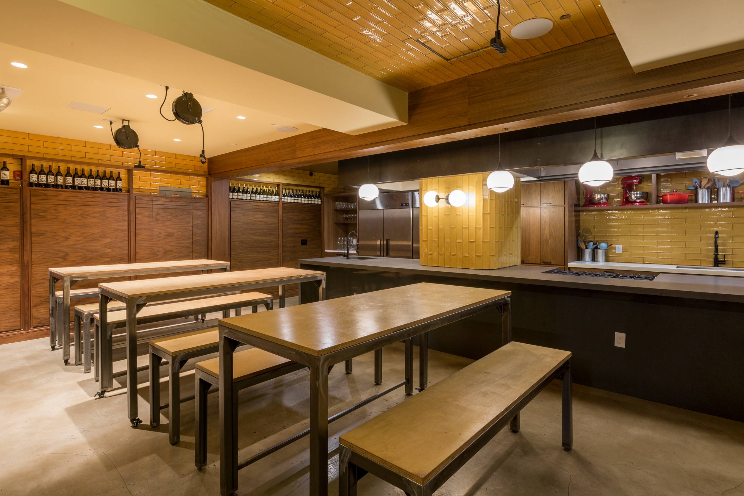cocoon-umami-cellar-commercial-kitchen4 Yellow Kitchen Tiles