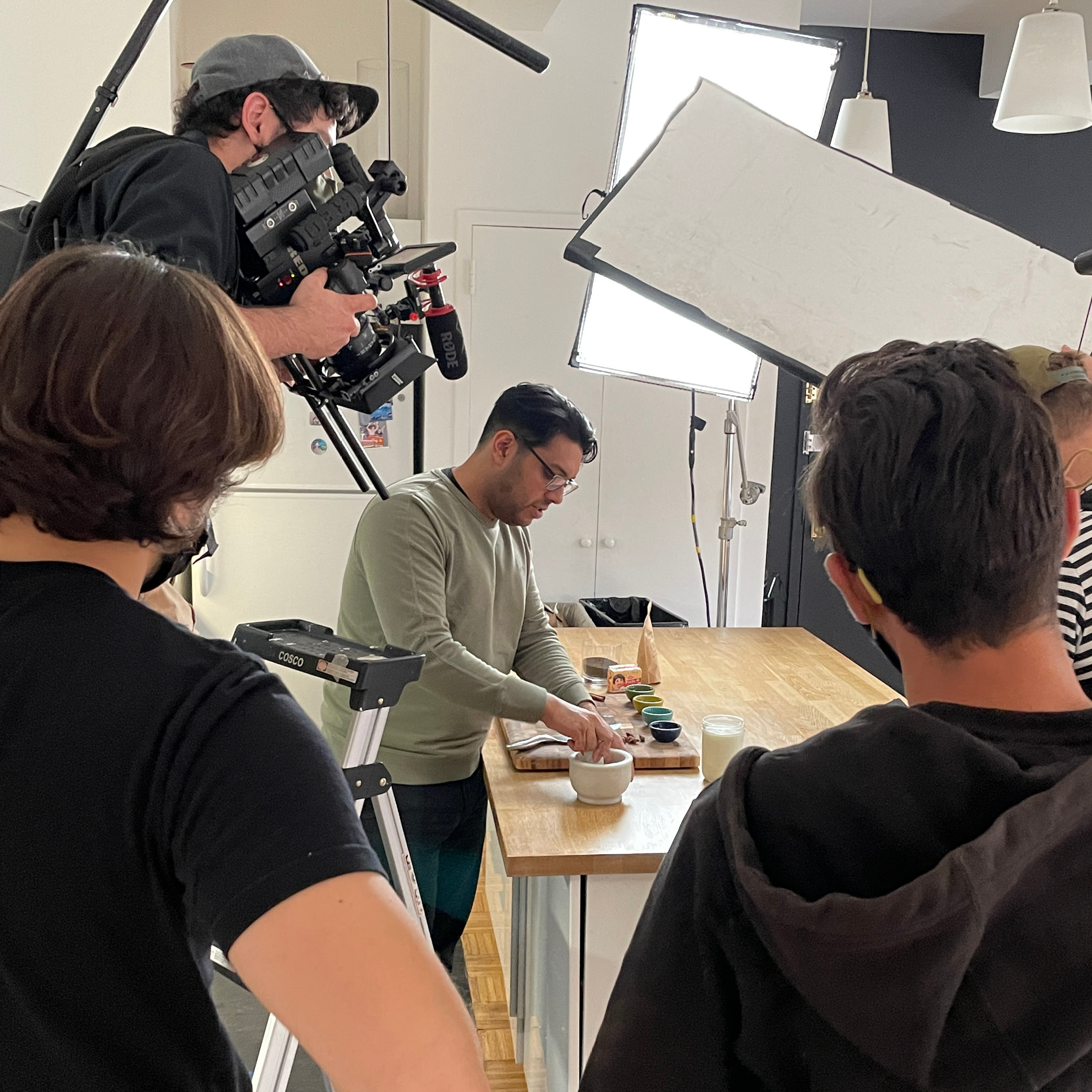 Photo shoot in Casa Caner Kitchen