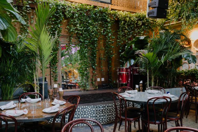 cocoon casa fm huge bohemian restaurant full of plants1 cocoon casa fm huge bohemian restaurant full of plants1