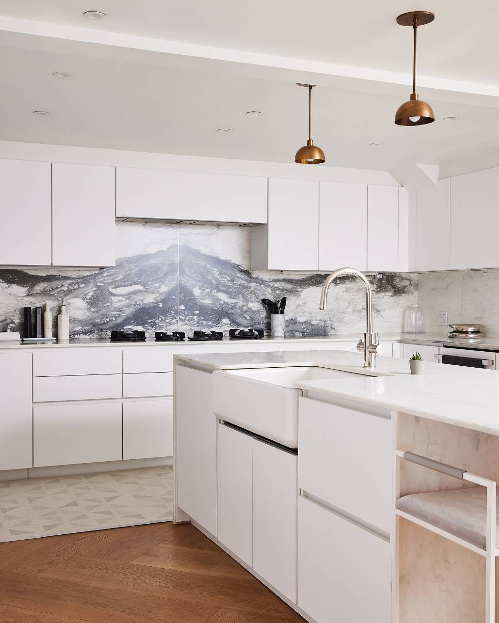 cocoon casa strand white stained marble kitchen details cocoon casa strand white stained marble kitchen details
