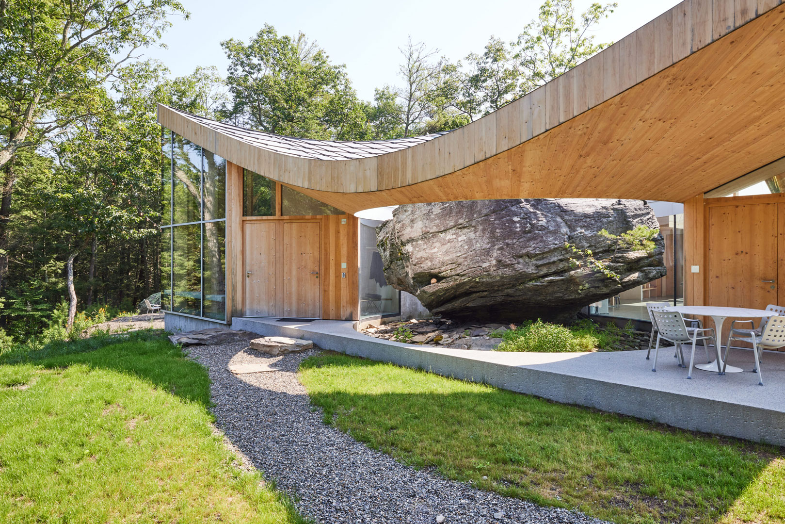 Tour Casa Cometa: An Architectural Masterpiece With A Rock At Its Core