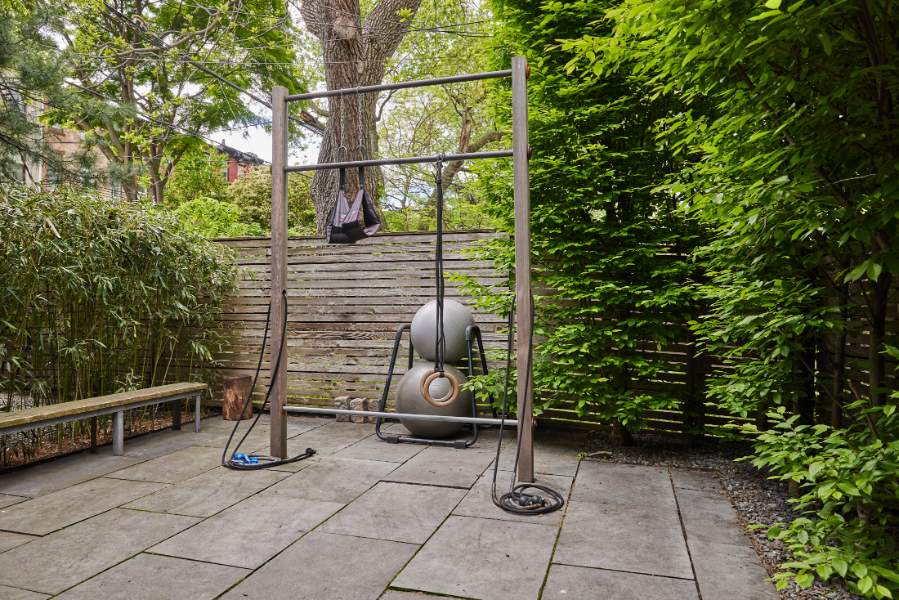 cocoon casa escondida outdoor gym area side view